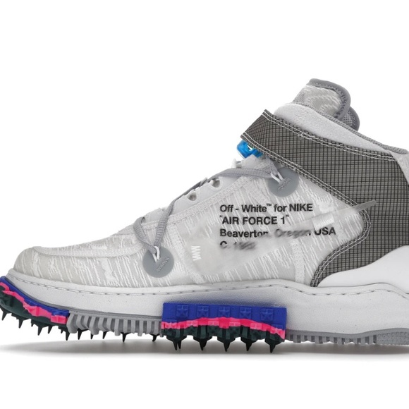 Off-White Shoes - Nike Air Force 1 mid off white white with box